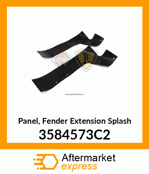 Panel, Fender Extension Splash 3584573C2