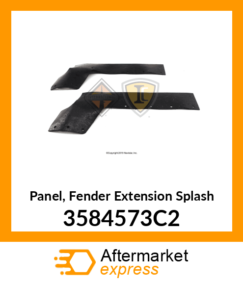 Panel, Fender Extension Splash 3584573C2