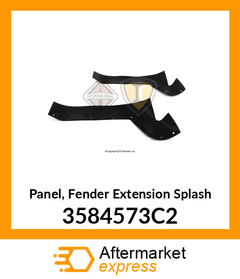 Panel, Fender Extension Splash 3584573C2