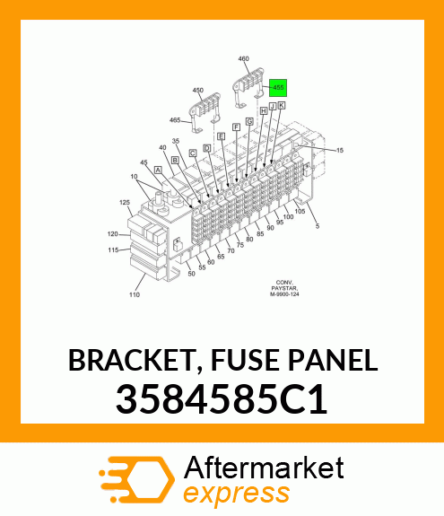 BRACKET, FUSE PANEL 3584585C1