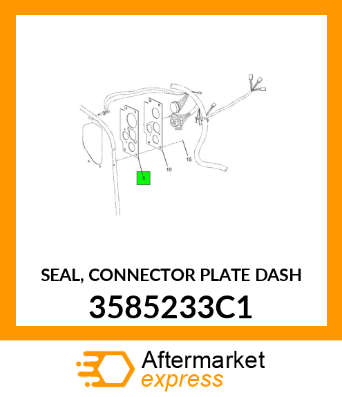SEAL, CONNECTOR PLATE DASH 3585233C1