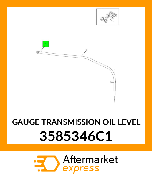 GAUGE TRANSMISSION OIL LEVEL 3585346C1