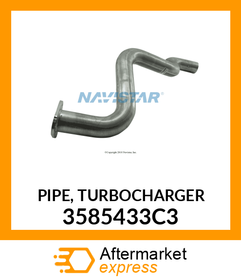 PIPE, TURBOCHARGER 3585433C3