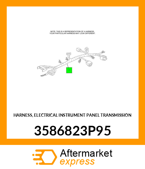 HARNESS, ELECTRICAL INSTRUMENT PANEL TRANSMISSION 3586823P95