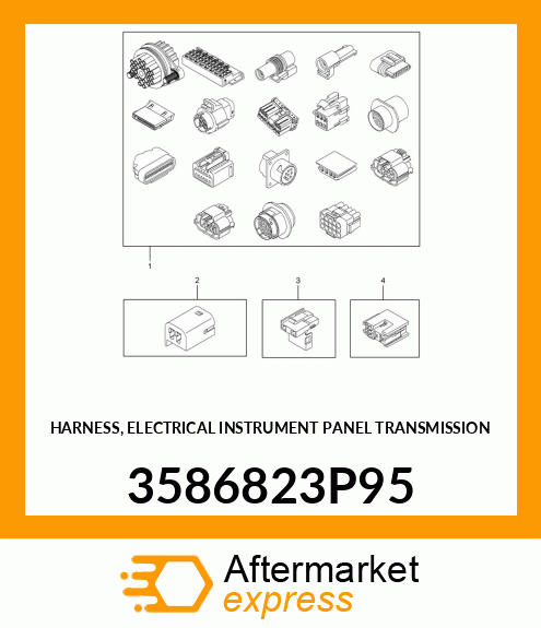 HARNESS, ELECTRICAL INSTRUMENT PANEL TRANSMISSION 3586823P95