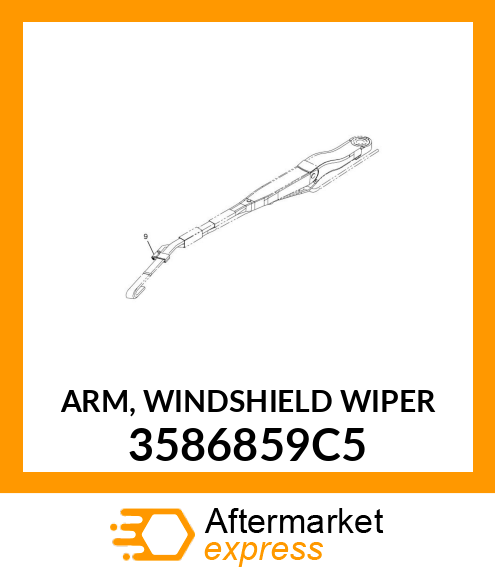 ARM, WINDSHIELD WIPER 3586859C5