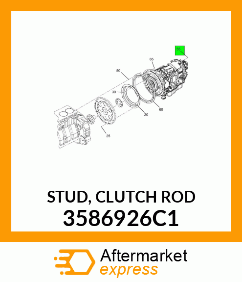 STUD, CLUTCH ROD 3586926C1