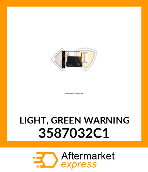 LIGHT, GREEN WARNING 3587032C1