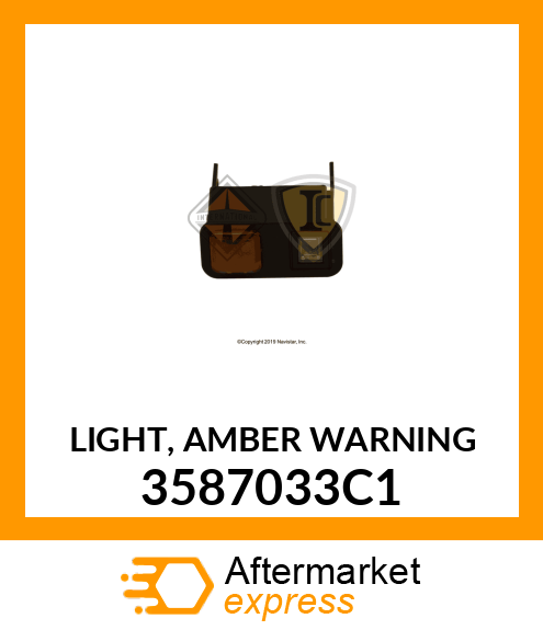 LIGHT, AMBER WARNING 3587033C1