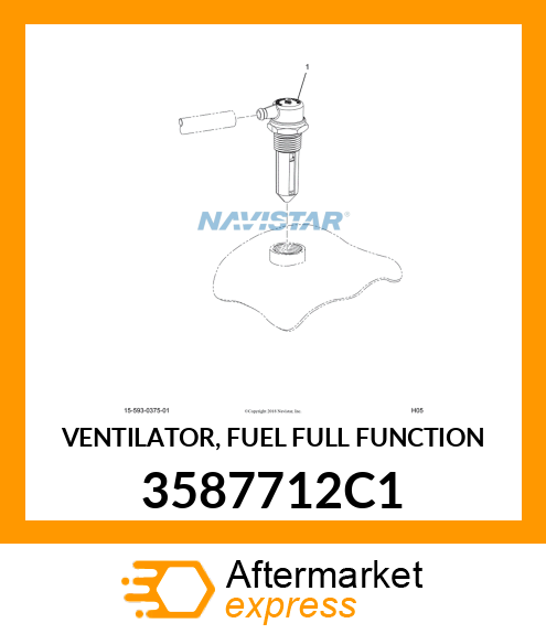 VENTILATOR, FUEL FULL FUNCTION 3587712C1