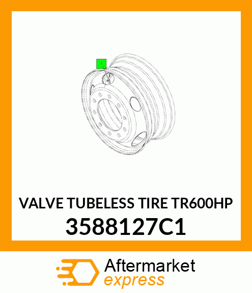 VALVE TUBELESS TIRE TR600HP 3588127C1