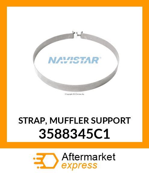 STRAP, MUFFLER SUPPORT 3588345C1
