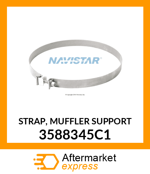 STRAP, MUFFLER SUPPORT 3588345C1