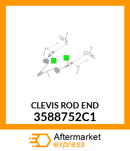 CLEVIS ROD END 3588752C1