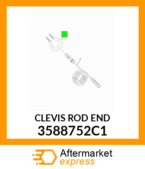 CLEVIS ROD END 3588752C1