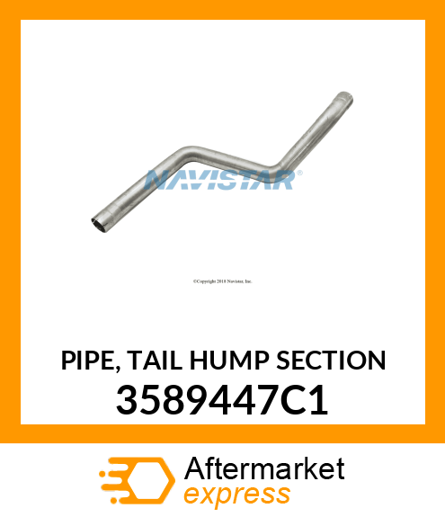 PIPE, TAIL HUMP SECTION 3589447C1