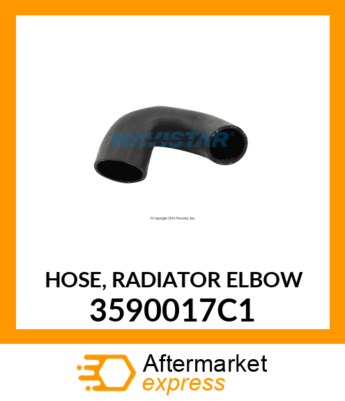 HOSE, RADIATOR ELBOW 3590017C1