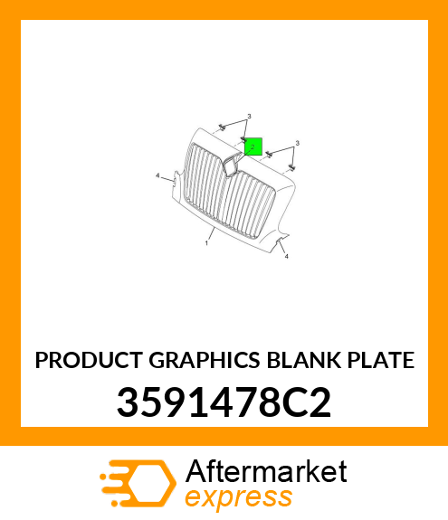 PRODUCT GRAPHICS BLANK PLATE 3591478C2