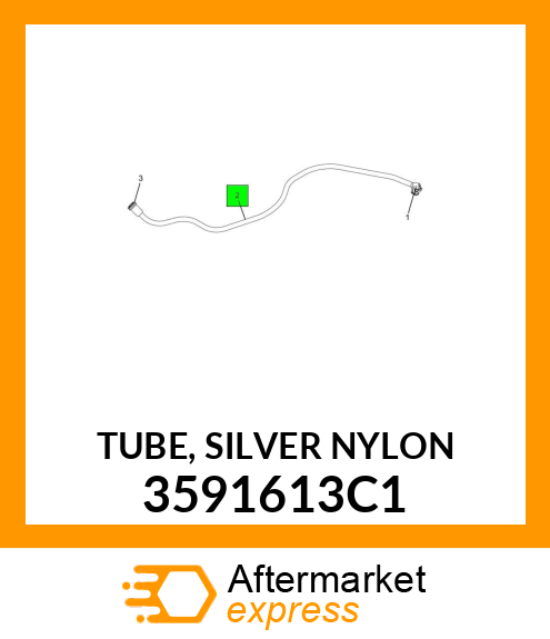 TUBE, SILVER NYLON 3591613C1