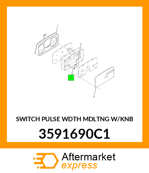 SWITCH PULSE WDTH MDLTNG W/KNB 3591690C1