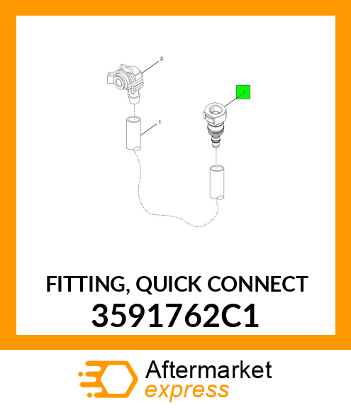 FITTING, QUICK CONNECT 3591762C1