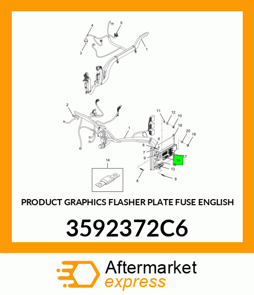 PRODUCT GRAPHICS FLASHER PLATE FUSE ENGLISH 3592372C6