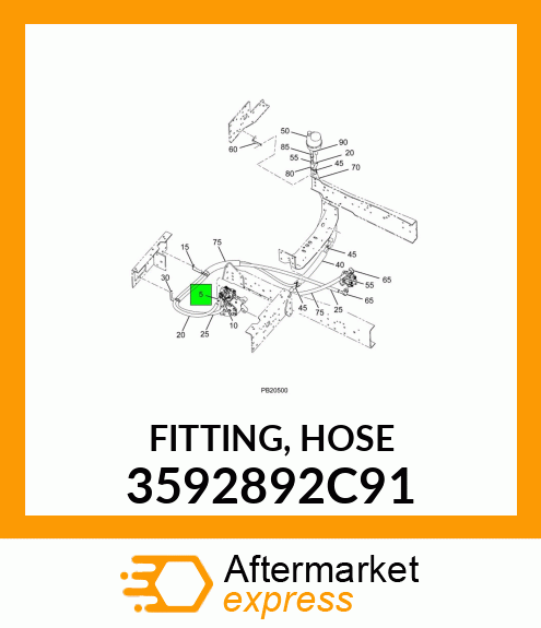 FITTING, HOSE 3592892C91