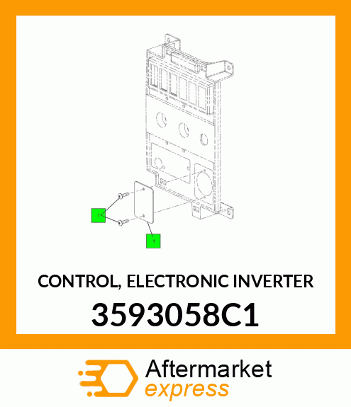 CONTROL, ELECTRONIC INVERTER 3593058C1
