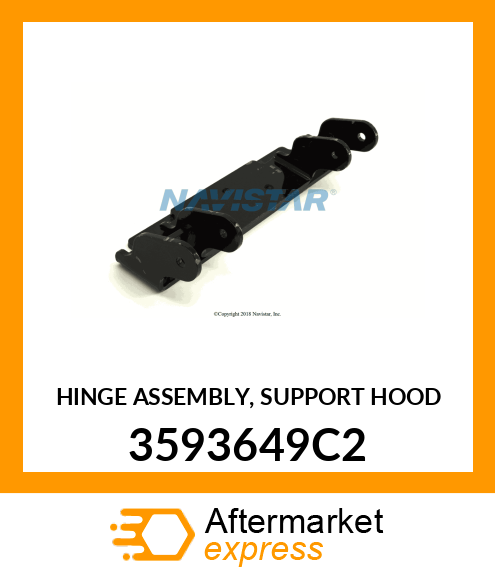 HINGE ASSEMBLY, SUPPORT HOOD 3593649C2