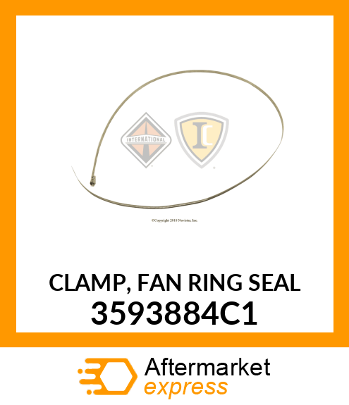CLAMP, FAN RING SEAL 3593884C1