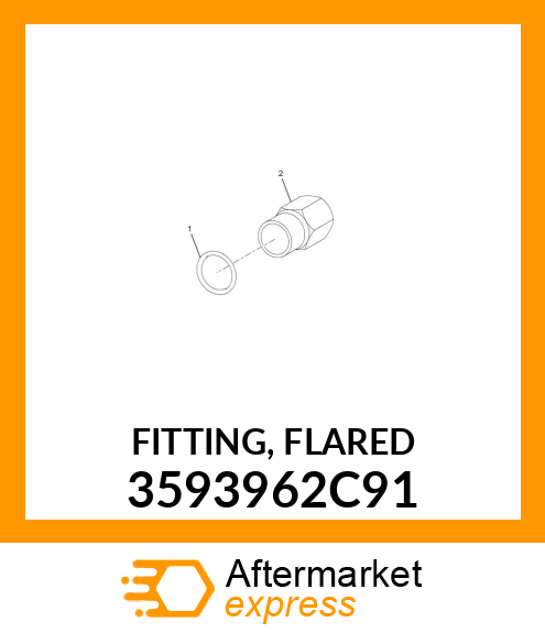 FITTING, FLARED 3593962C91