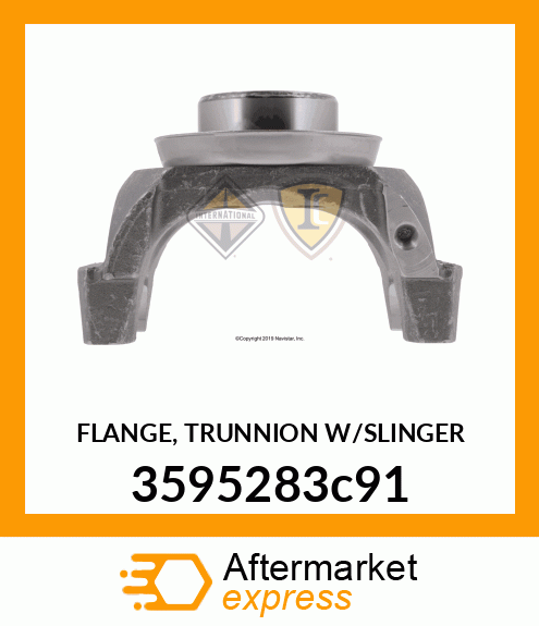 FLANGE, TRUNNION W/SLINGER 3595283c91