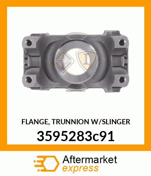 FLANGE, TRUNNION W/SLINGER 3595283c91