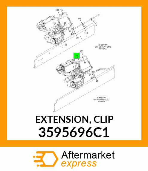 EXTENSION, CLIP 3595696C1