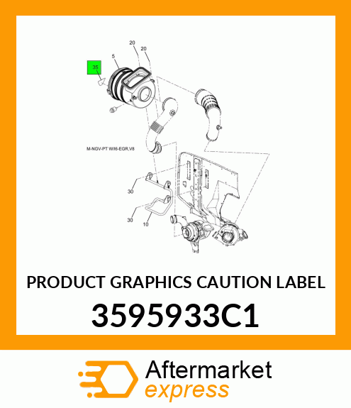 PRODUCT GRAPHICS CAUTION LABEL 3595933C1