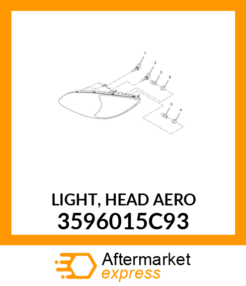 LIGHT, HEAD AERO 3596015C93