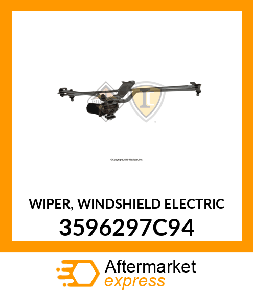 WIPER, WINDSHIELD ELECTRIC 3596297C94