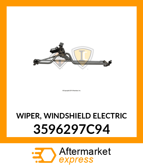 WIPER, WINDSHIELD ELECTRIC 3596297C94