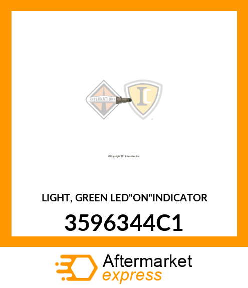 LIGHT, GREEN LED"ON"INDICATOR 3596344C1