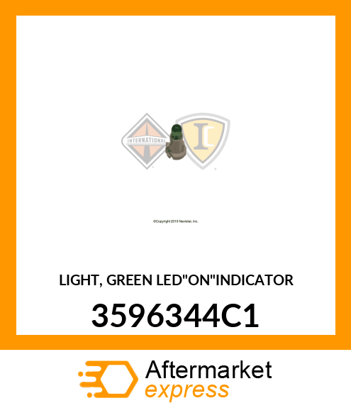 LIGHT, GREEN LED"ON"INDICATOR 3596344C1