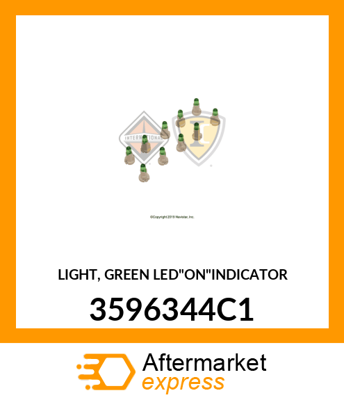 LIGHT, GREEN LED"ON"INDICATOR 3596344C1