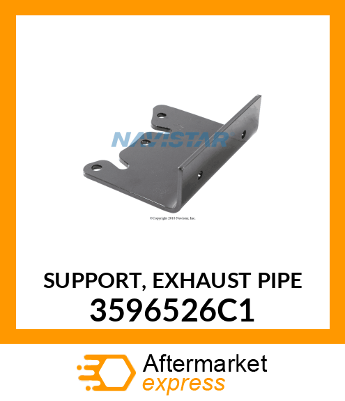 SUPPORT, EXHAUST PIPE 3596526C1