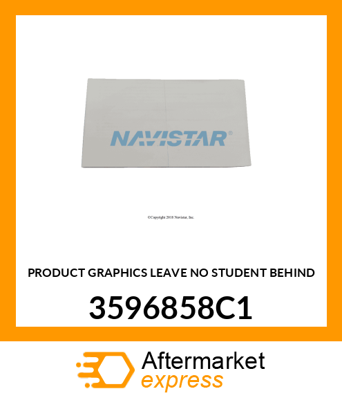 PRODUCT GRAPHICS LEAVE NO STUDENT BEHIND 3596858C1