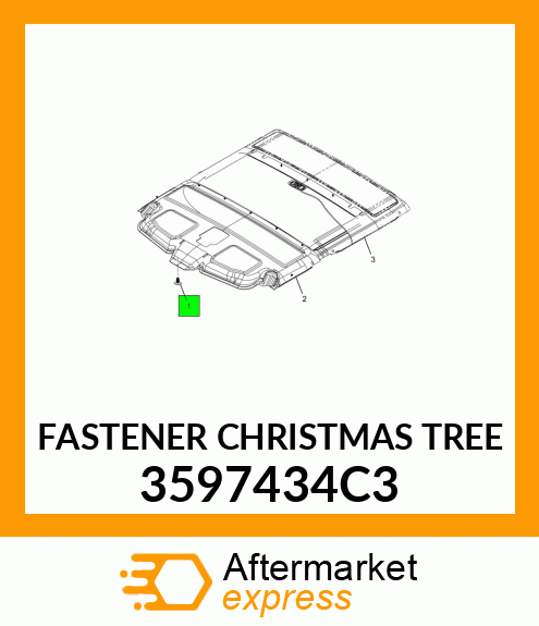 FASTENER CHRISTMAS TREE 3597434C3