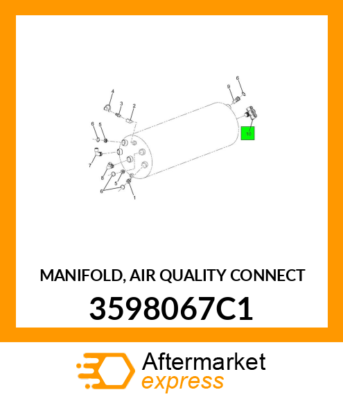 MANIFOLD, AIR QUALITY CONNECT 3598067C1