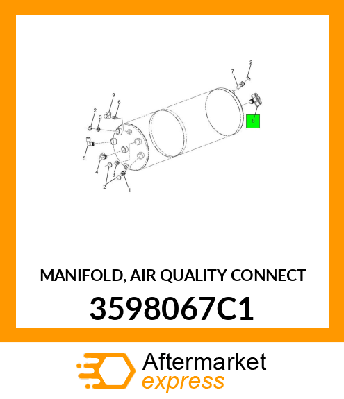 MANIFOLD, AIR QUALITY CONNECT 3598067C1