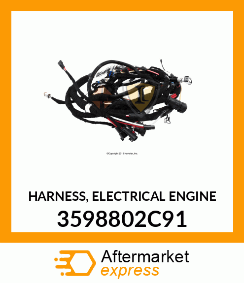 HARNESS, ELECTRICAL ENGINE 3598802C91