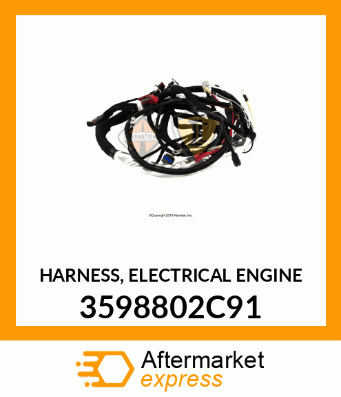 HARNESS, ELECTRICAL ENGINE 3598802C91