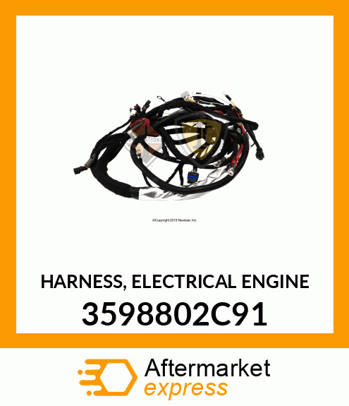 HARNESS, ELECTRICAL ENGINE 3598802C91