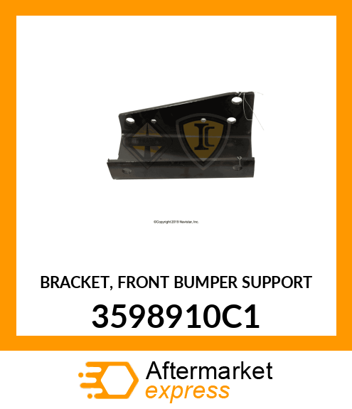 BRACKET, FRONT BUMPER SUPPORT 3598910C1